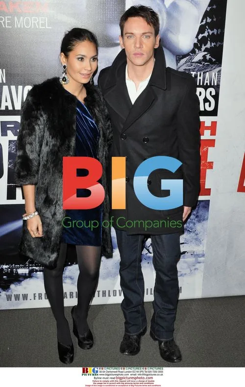 Jonathan Rhys-Meyers and Reena Hammer at 'From Paris with Love' Premiere