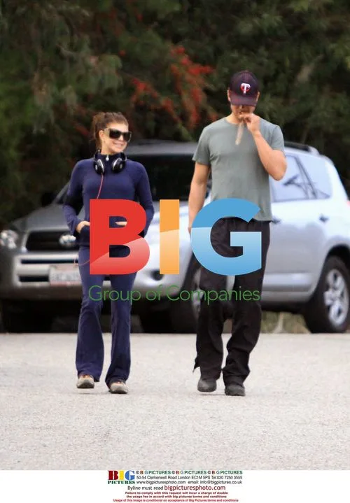Fergie and Josh Duhamel on Hike