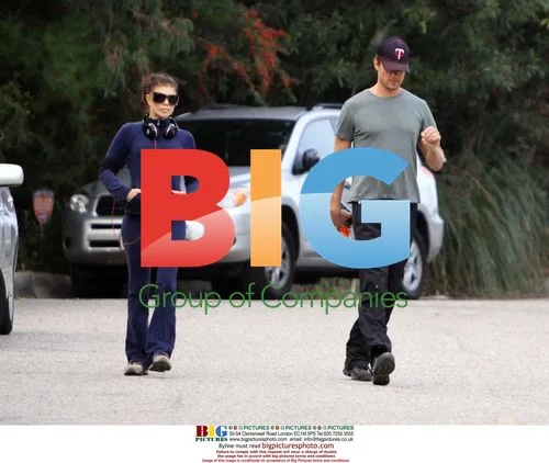 Fergie and Josh Duhamel hiking in Brentwood