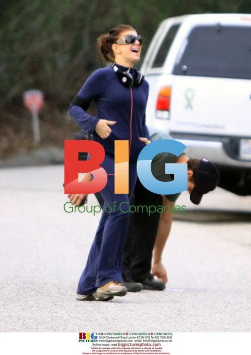 Fergie and Josh Duhamel hiking