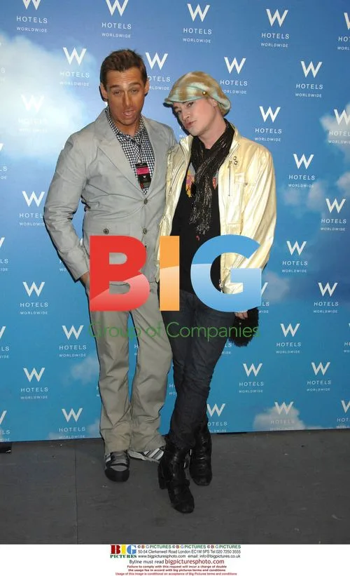 Chris Norman, Ritchie Rich Backstage at NYFW