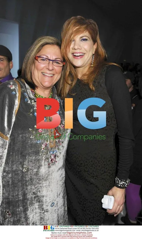 Fern Malice and Kristen Johnston Backstage at NYFW