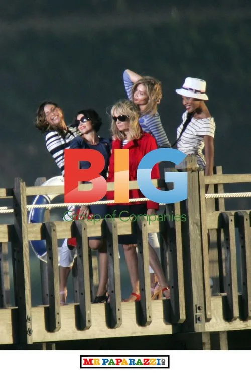 Dannii Minogue and Fashion Stars at M&S Shoot