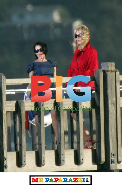Dannii Minogue and Fashion Models on M&S Shoot