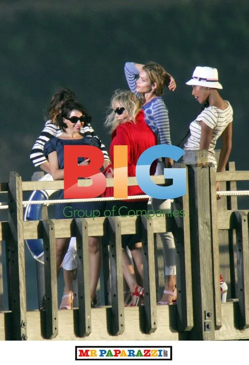 Dannii Minogue and Others on M&S Shoot
