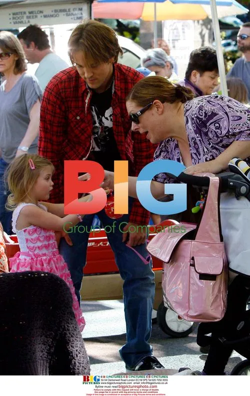 Larry Birkhead and Dannielynn at Farmers Market