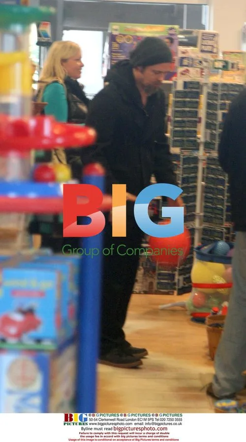 Brad Pitt at Toy Crazy in Malibu