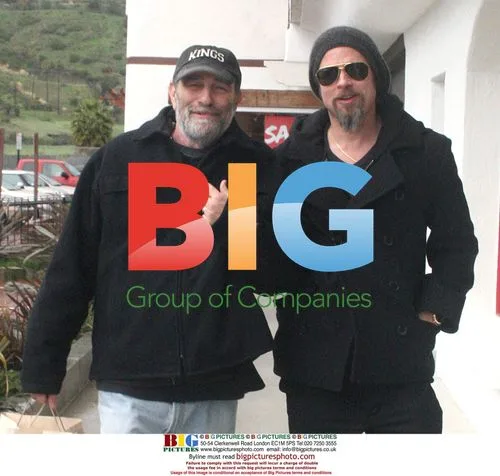Brad Pitt Visits Toy Store with Friend