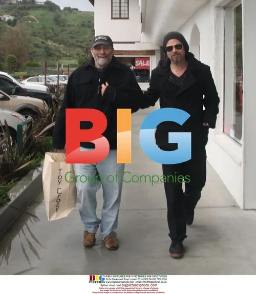 Brad Pitt Shops for Toys in Malibu