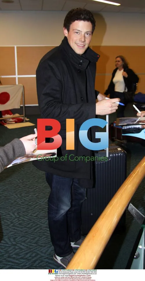 Cory Monteith at YVR Airport for Winter Olympics