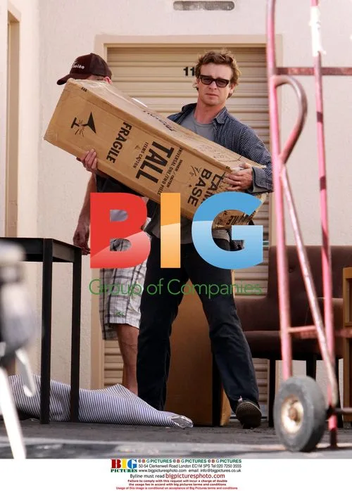 Simon Baker Picks Up Home Furniture