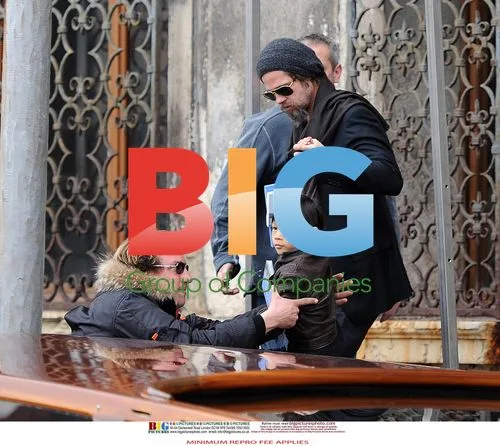 Brad Pitt and Angelina Jolie in Venice