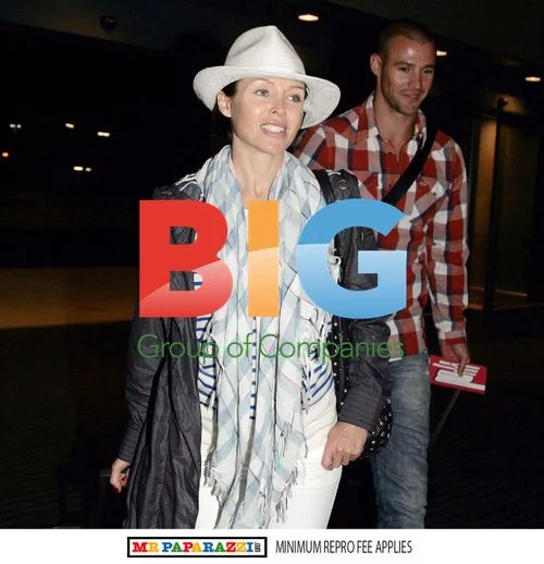 Dannii Minogue and Kris Smith Leave Cape Town