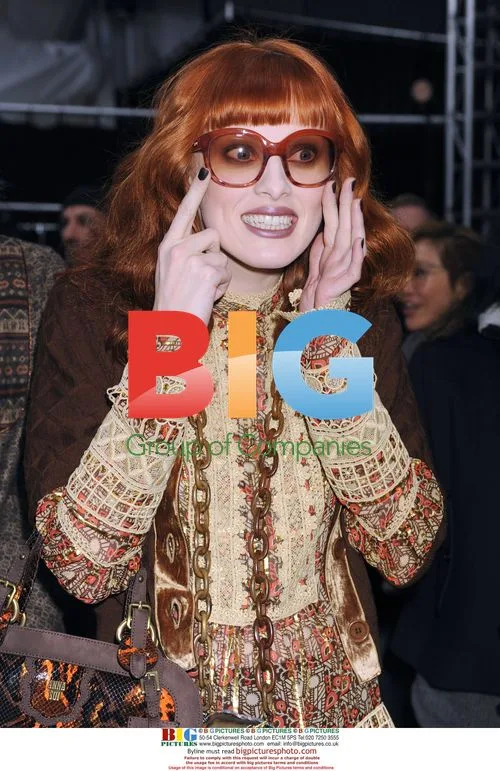 Karen Elson at Anna Sui Fashion Show