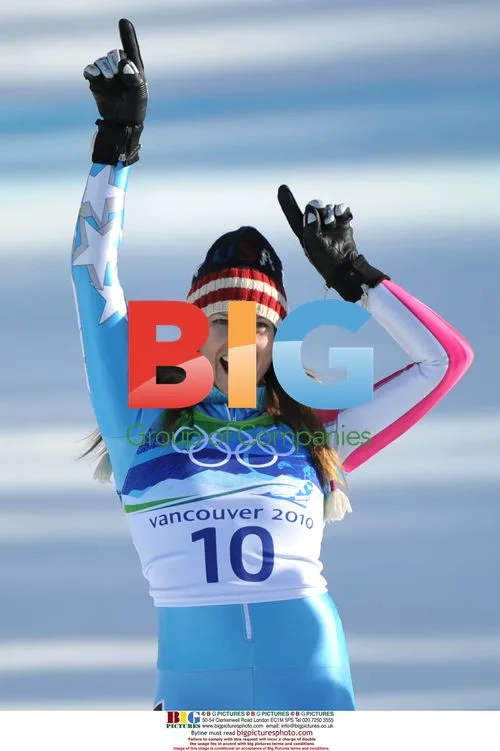 Julia Mancuso Celebrates 2010 Winter Olympics Medal