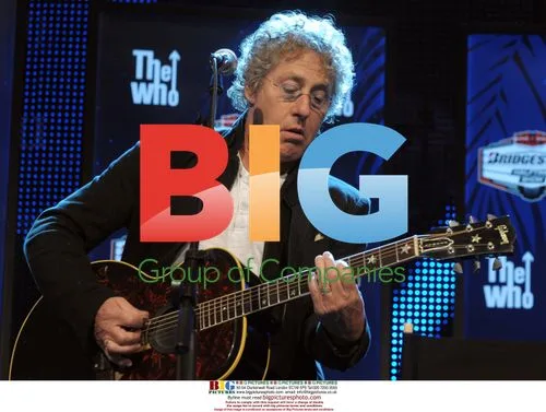 Roger Daltry of The Who at Super Bowl XLIV