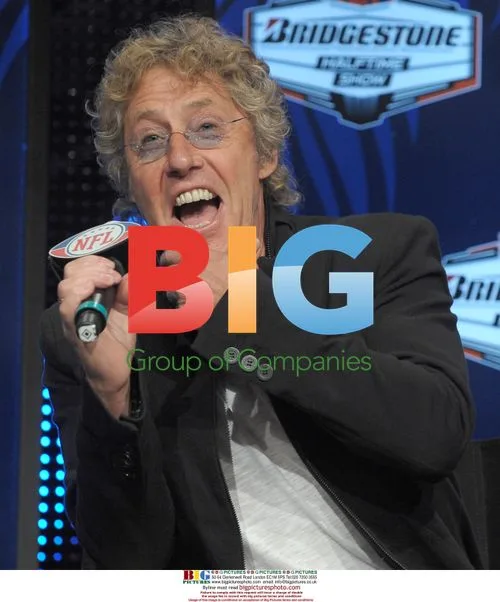 Roger Daltry of The Who at press conference