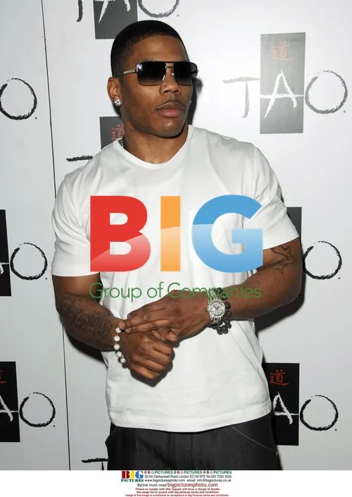 Nelly Arrives at Tao Night Club in Las Vegas