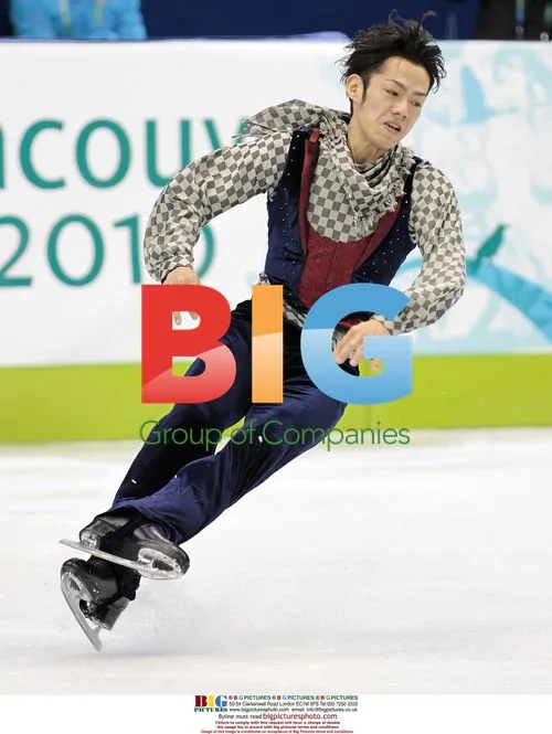 Daisuke Takahashi falls during 2010 Olympics