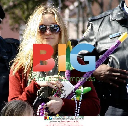 Kate Hudson at Mardi Gras in New Orleans