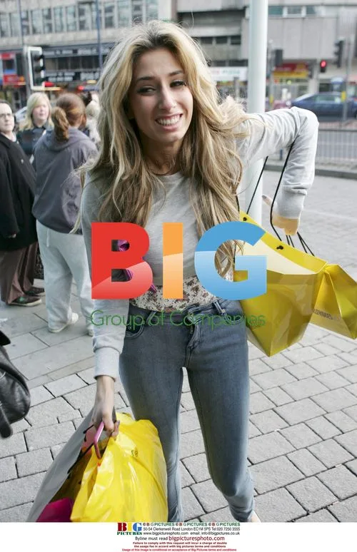 Stacey Soloman arrives at hotel in Birmingham