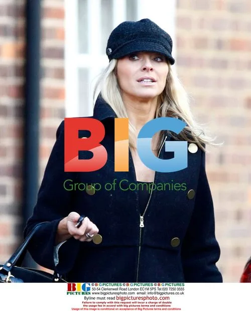 Tess Daly shopping in London