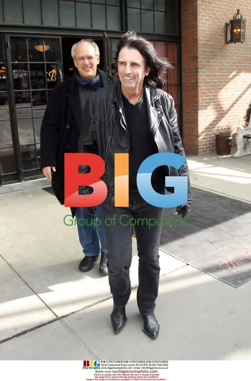 Alice Cooper leaves Bowery Hotel in NYC