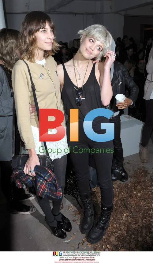 Celebs at Unique Fashion - LONDON FASHION WEEK