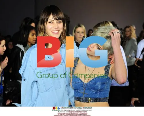 Celebs at the House of Holland show