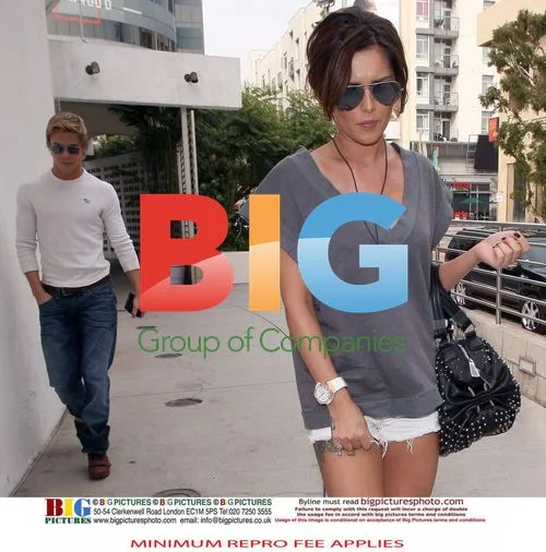 Cheryl Cole and Derek Hough at Arclight Cinema