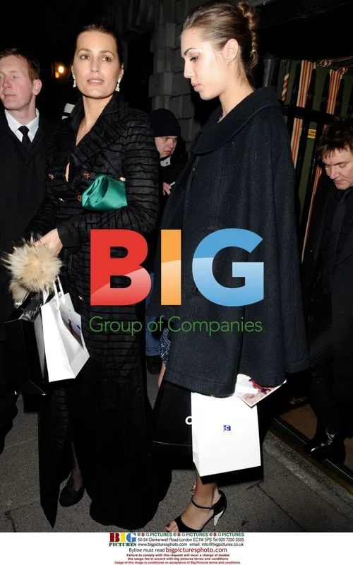 Amber and Yasmine Le Bon at Pre Baftas Party