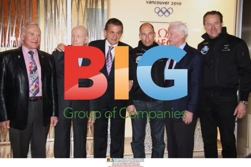 Buzz Aldrin, Stafford, Piccard & Cernan at Omega Event