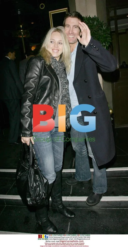 Sharto Copley and girlfriend at Dorchester hotel