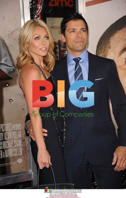 Kelly Ripa and Mark Consuelos at 'Cop Out' Premiere
