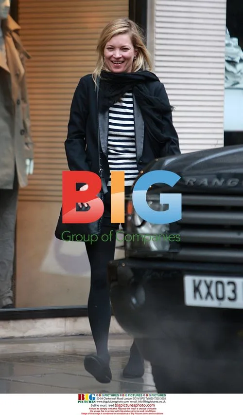 Kate Moss Walking in London
