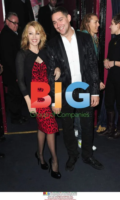 Kylie Minogue and William Baker at 'Miss Polly Rae' Press Night