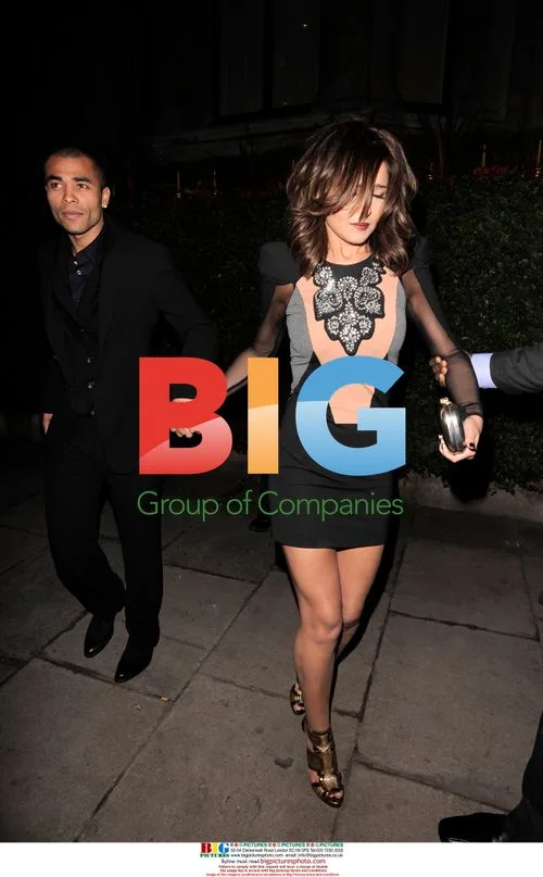 Cheryl and Ashley Cole at Barlow's Wedding