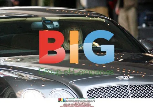 Jennifer Aniston Driving Bentley in LA