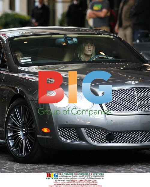 Jennifer Aniston Driving Bentley in LA