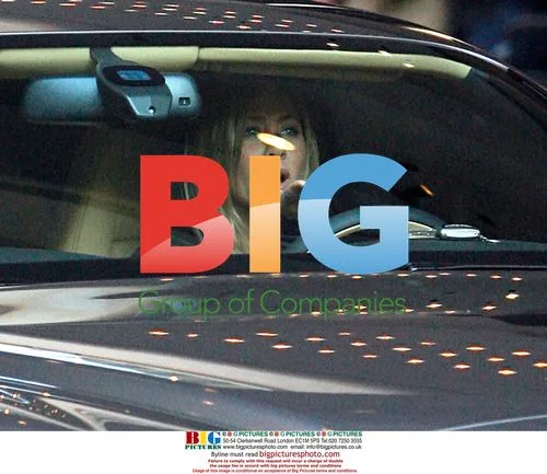 Jennifer Aniston Driving Bentley in LA