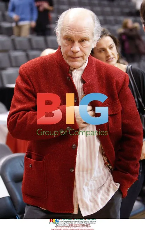 John Malkovich at Toronto Raptors Game