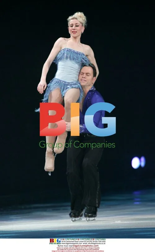 Kyran Bracken performs at Holiday on Ice