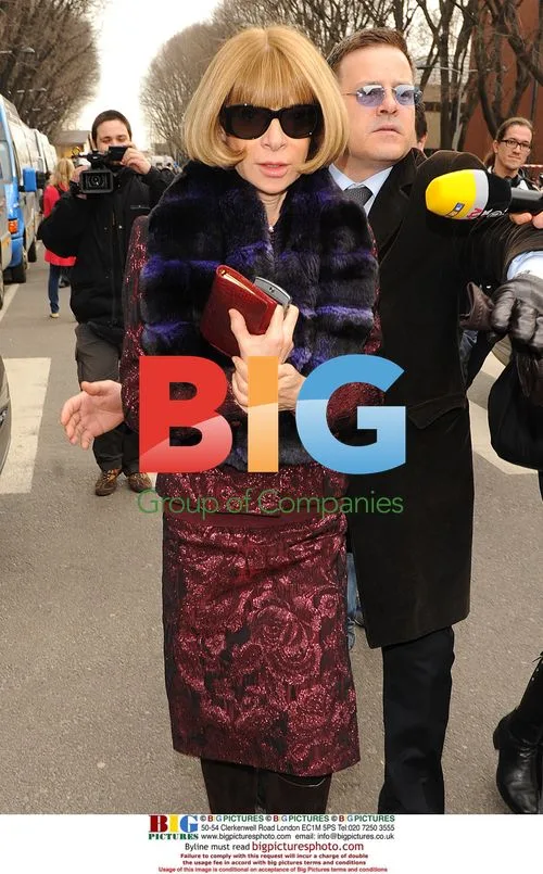 Anna Wintour in Milan
