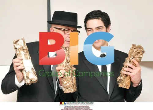 Tahar Rahim and Jacques Audiard at Cesar Film Awards