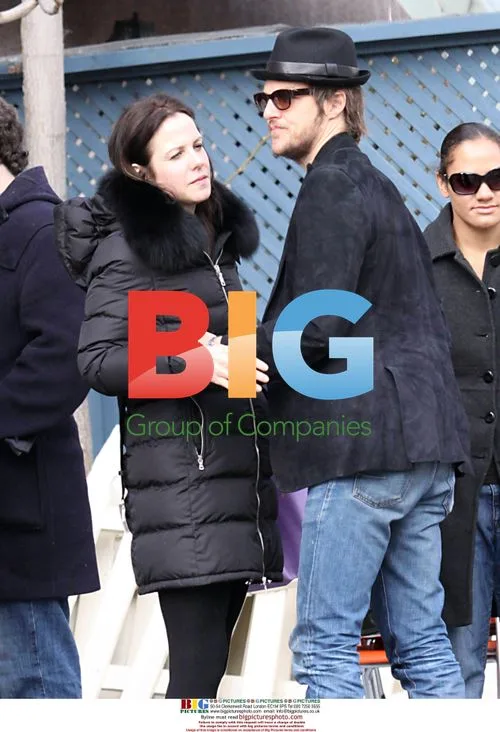 Mary-Louise Parker with family in Toronto