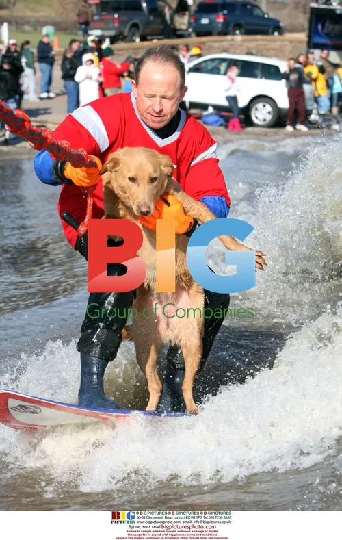Kevin Day and Brown Sugar on Skis