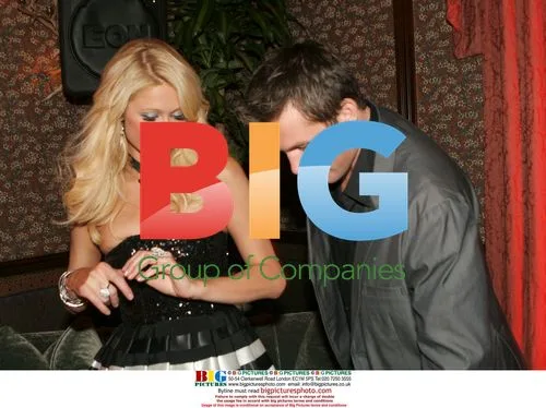 Paris Hilton and Doug Reinhardt at New Year's Eve Party