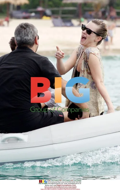 Kate Moss and Jamie Hince on Yacht in Thailand