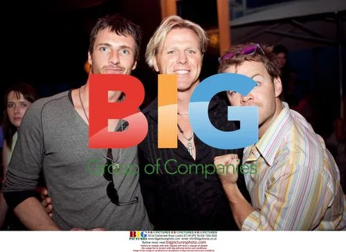 Dermott Brereton & Brodie Young at Riva Party