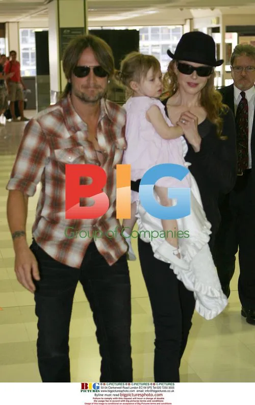 Nicole Kidman, Sunday Rose and Keith Urban in Sydney